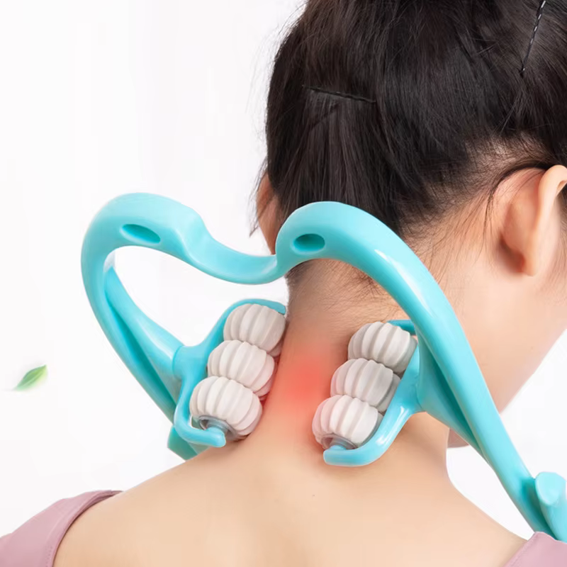 Six-Wheel Manual Cervical Massager for Neck, Back, Waist - Muscle Tension Relief and Relaxation, Rolling Therapeutic Tool Six-Wheel Manual Cervical Massager for Neck, Back, Waist - Muscle Tension Relief and Relaxation, Rolling Therapeutic Tool - Image 5