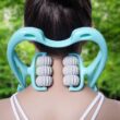 Six-Wheel Manual Cervical Massager for Neck, Back, Waist - Muscle Tension Relief and Relaxation, Rolling Therapeutic Tool Six-Wheel Manual Cervical Massager for Neck, Back, Waist - Muscle Tension Relief and Relaxation, Rolling Therapeutic Tool