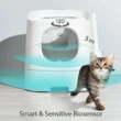DownyPaws 4000mAh Smart Cat Odor Purifier, For Cat Litter Box, Deodorizer Pet Toilet, Air Purifier, Dog & Cat Litter Deodorant