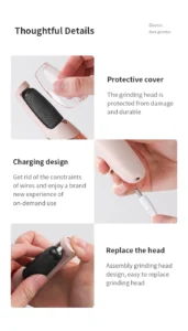 HOMFISH Electric Foot Grinder, Automatic Foot Callus Rubbing Pedicure, Dead Skin Callus Remover, Foot Beauty Machine