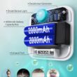 DownyPaws 4000mAh Smart Cat Odor Purifier, For Cat Litter Box, Deodorizer Pet Toilet, Air Purifier, Dog & Cat Litter Deodorant