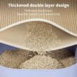 1Pc Large Size Cat Litter Mat, Advanced Honeycomb Double Layer Design, Urine Waterproof, Easy Cleaning, Scatter Control, Stay Clean