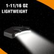 Super Bright LED Headlamp, Clip-On Cap Hat Torch, for Outdoor Fishing, Camping, Hunting