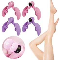 Pelvic Floor Muscle Trainer with Counter, Kegel Exerciser, Hip and Inner Thigh Exercise Equipment, for Hip, Butt, Arm, and Leg