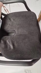 Travel Seat Cushion, Memory Foam U-Shaped Pillow for Chair, Cushion Pad Car Office, Hip Support Massage Orthopedic Pillow