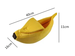 Winter Banana Cat Bed House, Funny Cute Cozy Cat Mat Beds, Warm Durable Portable Pet Basket Kennel, Dog Cushion, Cat Supplies Winter Banana Cat Bed House, Funny Cute Cozy Cat Mat Beds, Warm Durable Portable Pet Basket Kennel, Dog Cushion, Cat Supplies