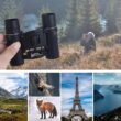 40x22 HD Powerful Binoculars, 2000M Long Range, Folding Mini Telescope, BAK4 FMC Optics, For Hunting, Sports, Outdoor