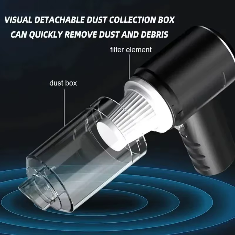 Portable Wireless Car Vacuum Cleaner, Dual Use for Home and Car, 120W High Power, Powerful Vacuum Cleaner Portable Wireless Car Vacuum Cleaner, Dual Use for Home and Car, 120W High Power, Powerful Vacuum Cleaner - Image 5