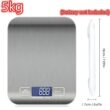 Digital Kitchen Scale, LED Stainless Steel, High-Precision Electronic Scales, Home Jewelry Food Weighing