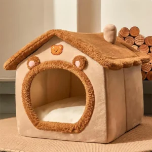 Foldable Pet House, Removable, Washable Cat House, Puppy Cave Sofa, Pet Bed House for Extra Small Dogs, Small and Medium Cats