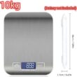 Digital Kitchen Scale, LED Stainless Steel, High-Precision Electronic Scales, Home Jewelry Food Weighing