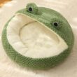 New Pet Nest Winter Protect Cold, Warm Dog Den, Cat Villa, Small Frog Shape Semi-Enclosed Kitten Puppy Plush Mattress, Pet Supplies New Pet Nest Winter Protect Cold, Warm Dog Den, Cat Villa, Small Frog Shape Semi-Enclosed Kitten Puppy Plush Mattress, Pet Supplies