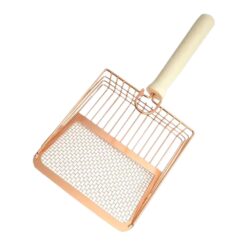 Dog Cat Clean Feces Supplies, Stainless Steel Shovel, Cat Litter Scoop, Reduces Dust, Metal Long-Handle Scoop, Pet Cleaning Tools