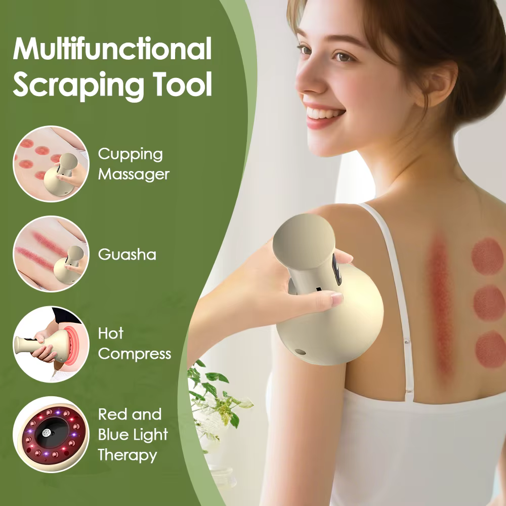 Smart Electric Body Massager - Portable Handheld Device with Heat & Suction for Home Use Smart Electric Body Massager - Portable Handheld Device with Heat & Suction for Home Use - Image 7