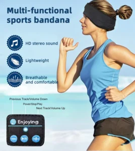 Bluetooth Earphones, Sports Sleeping Headband, Elastic Wireless Headphones, Music Eye Mask, Wireless Bluetooth Headset Headband