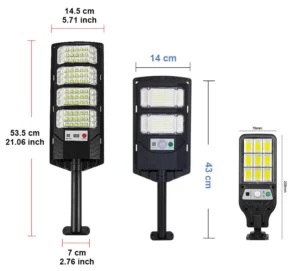 100000LM 4000W/2000W/500W Powerful Solar LED Light, Outdoor Motion Sensor Solar Lamp, Garden, Street, Wall Lamp