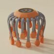 Electric Octopus Scalp Massager 20 Claws with Red Light Therapy - 5 Modes Vibration Head Scratcher for Stress Relief & Relaxation