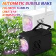 10-Hole Fully Automatic Bubble Blowing Handheld Electric Bubble Machine Toy, Outdoor Birthday, Without Battery and Bubble Water