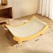 Wooden Cat Scratching Pads, Multifunction Cats Sleeping Bed, Detachable Wear-Resistant Cat Scratch Board, Kitten Grinding Cats Toys