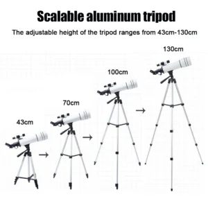 BORWOLF 70400 Professional High-Definition Astronomical Telescope, 333X, To See the Moon and Stars, Bird Watching Monocular
