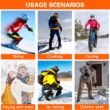 USB Heated Insoles Shoe, Electric Foot Warming Pad, Feet Warmer Sock Pad Mat Winter, Outdoor Sports Heating Insole Winter Warm