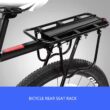 Quick Release Bicycle Rear Seat Rack, Bicycle Shelves, Adjustable Mountain Bike Luggage Carrier with Reflector