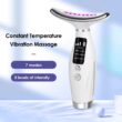 7 Colors LED Lights Face Neck Beauty Device, Vibration Massage Improve Neck Lines, Home Use Face Lifting Machine 7 Modes 3 Levels