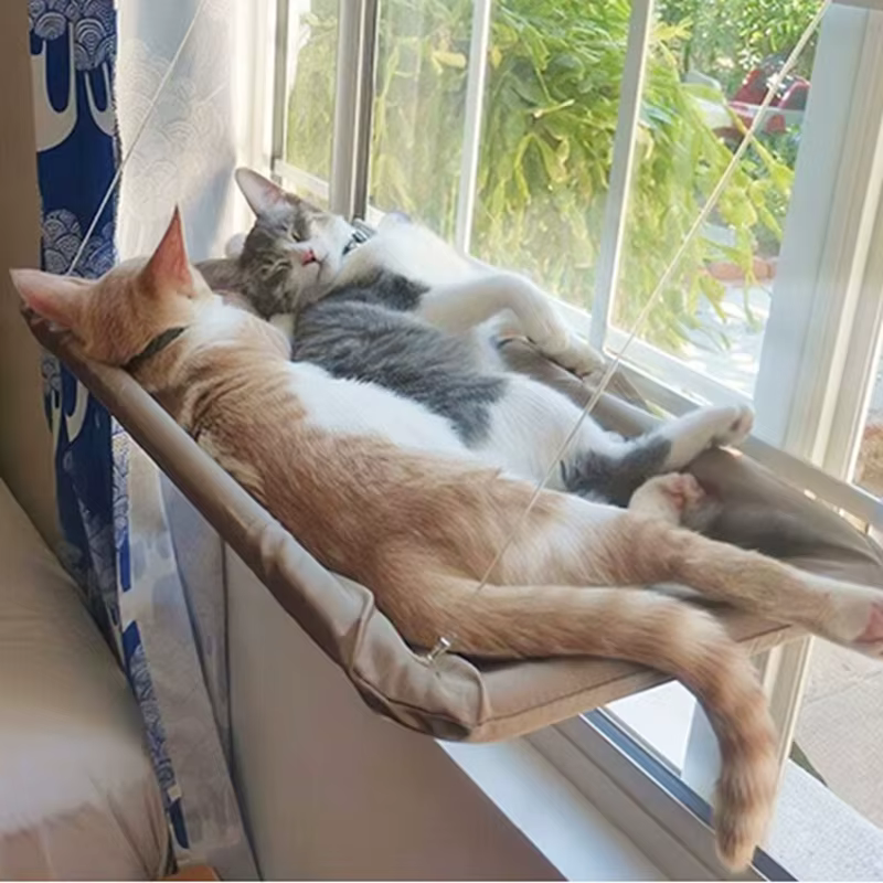 Pet Cat Hammock, Aerial Hanging Cat Bed, Cats Bed House, Kitten Climbing Frame, Sunny Window Seat Nest, Bearing 20kg Pet Cat Hammock, Aerial Hanging Cat Bed, Cats Bed House, Kitten Climbing Frame, Sunny Window Seat Nest, Bearing 20kg - Image 8