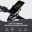ThinkRider MTB Phone Mount Stand, Bicycle Holder, 270° Rotatable Aluminum Adjustable Bike Phone Holder, Non-Slip ThinkRider MTB Phone Mount Stand, Bicycle Holder, 270° Rotatable Aluminum Adjustable Bike Phone Holder, Non-Slip