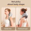 Wireless Neck and Back Massager, Neck and Shoulder Kneading Massage Shawl, Cervical Relaxing Trapezius Massager Wireless Neck and Back Massager, Neck and Shoulder Kneading Massage Shawl, Cervical Relaxing Trapezius Massager
