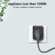 All-in-One Wall Travel Charger Adapter, US, EU, UK, AU Plugs with 2 USB & 1 Type C, Universal for Travel