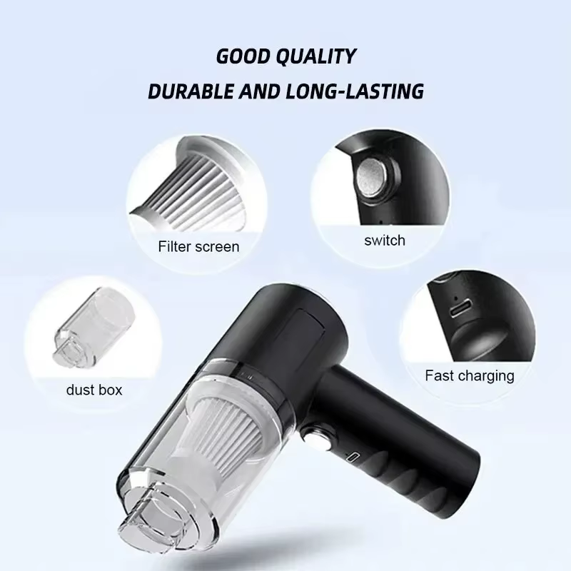 Portable Wireless Car Vacuum Cleaner, Dual Use for Home and Car, 120W High Power, Powerful Vacuum Cleaner Portable Wireless Car Vacuum Cleaner, Dual Use for Home and Car, 120W High Power, Powerful Vacuum Cleaner - Image 6