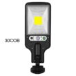 Solar Outdoor LED Wall Light, Human Body Induction, Waterproof, 3 Modes for Garden, Terrace, Garage, Courtyard, Street Lighting