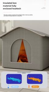 Stray Cat, Dog House, Waterproof Outdoor Winter Warm Pet Cave, Sleeping Beds, Home Foldable Washable for Small Dog, Puppy Supplies Stray Cat, Dog House, Waterproof Outdoor Winter Warm Pet Cave, Sleeping Beds, Home Foldable Washable for Small Dog, Puppy Supplies