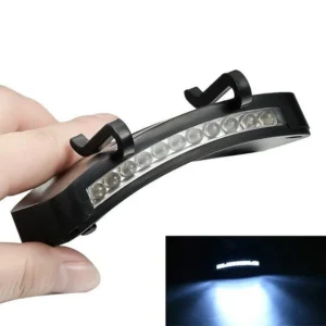 Super Bright LED Headlamp, Clip-On Cap Hat Torch, for Outdoor Fishing, Camping, Hunting