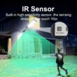 100000LM 4000W/2000W/500W Powerful Solar LED Light, Outdoor Motion Sensor Solar Lamp, Garden, Street, Wall Lamp