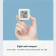 Indoor Mini Temperature and Humidity Meter, Bedroom Temperature Meter, Portable Electronic Digital Display