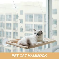 Pet Cat Hammock, Aerial Hanging Cat Bed, Cats Bed House, Kitten Climbing Frame, Sunny Window Seat Nest, Bearing 20kg
