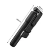 Portable Bluetooth Selfie, Stick Tripod Holder with Remote Shutter, Fill Light Extendable Wireless Remote, Retractable Phone Stand