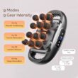 Professional Deep Tissue Massage Gun 12 Heads 9 Speeds - 42kg Thrust High Power Percussion Muscle Massager for Back & Neck Pain Relief - Cordless