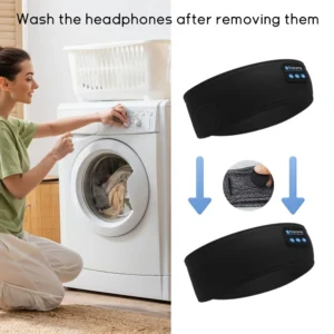 Bluetooth Earphones, Sports Sleeping Headband, Elastic Wireless Headphones, Music Eye Mask, Wireless Bluetooth Headset Headband