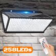 Super Bright Solar Wall Lamp, Solar Lights Outdoor, Solar-Powered Flood Lights with 3 Modes, IP65 Waterproof for Yard, Street, Outside
