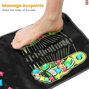 Fingerpressure Board, Foot Massage Pad, Health Walk Foot Pressure Board, Imitation Goose Soft Stone Road