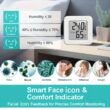 Indoor Mini Temperature and Humidity Meter, Bedroom Temperature Meter, Portable Electronic Digital Display