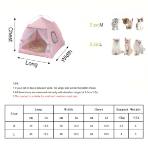 Cat Broken Flower Tent, Semi-Enclosed Internet Celebrity Tent Nest, Universal for All Seasons, Pet Supplies, Summer Dog and Cat Nest Cat Broken Flower Tent, Semi-Enclosed Internet Celebrity Tent Nest, Universal for All Seasons, Pet Supplies, Summer Dog and Cat Nest