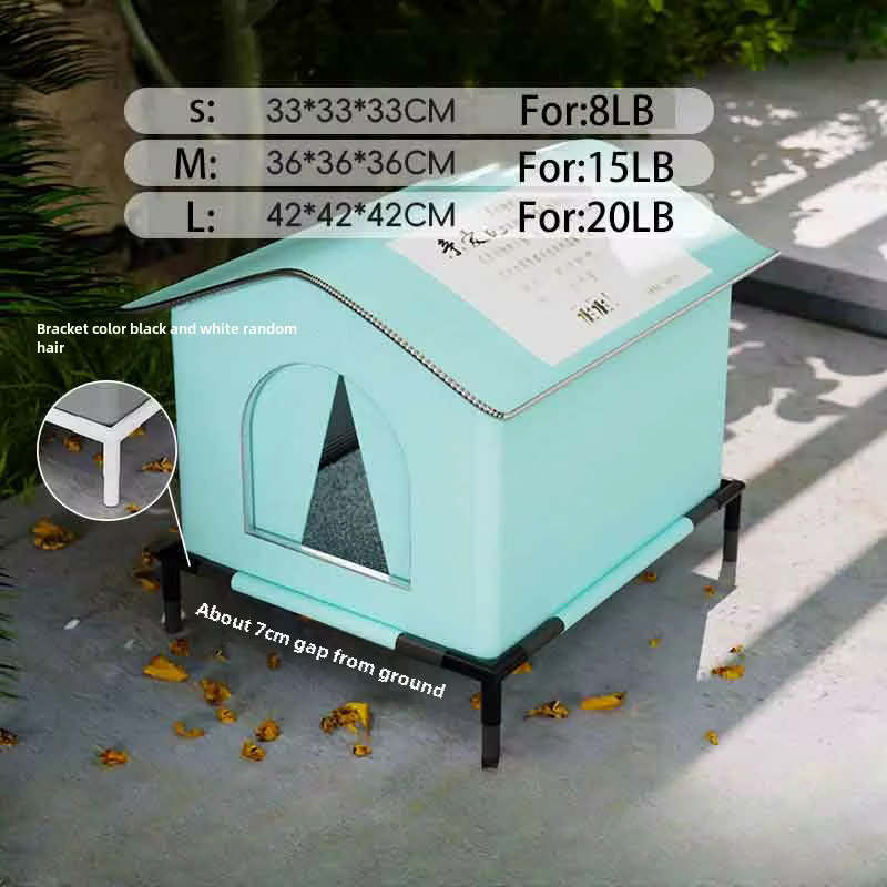 Stray Cat, Dog House, Waterproof Outdoor Winter Warm Pet Cave, Sleeping Beds, Home Foldable Washable for Small Dog, Puppy Supplies Stray Cat, Dog House, Waterproof Outdoor Winter Warm Pet Cave, Sleeping Beds, Home Foldable Washable for Small Dog, Puppy Supplies - Image 2