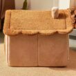 Foldable Pet House, Removable, Washable Cat House, Puppy Cave Sofa, Pet Bed House for Extra Small Dogs, Small and Medium Cats