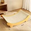 Wooden Cat Scratching Pads, Multifunction Cats Sleeping Bed, Detachable Wear-Resistant Cat Scratch Board, Kitten Grinding Cats Toys