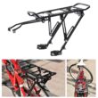 Mountain Bike, Bicycle Rear Luggage Cargo Rack, 25kg Alloy Tailstock Holder, Back Seat Shelf, Bicycle Carrier Rack for Road Bike