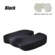 Travel Seat Cushion, Memory Foam U-Shaped Pillow for Chair, Cushion Pad Car Office, Hip Support Massage Orthopedic Pillow